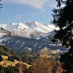 Blick auf Imberger Horn, Rotspitze, Großer Daumen, Kleiner Daumen